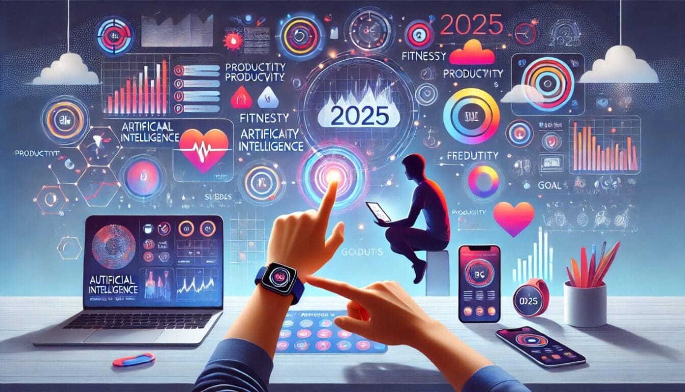 Analysis of your habits with AI to set achievable goals in 2025