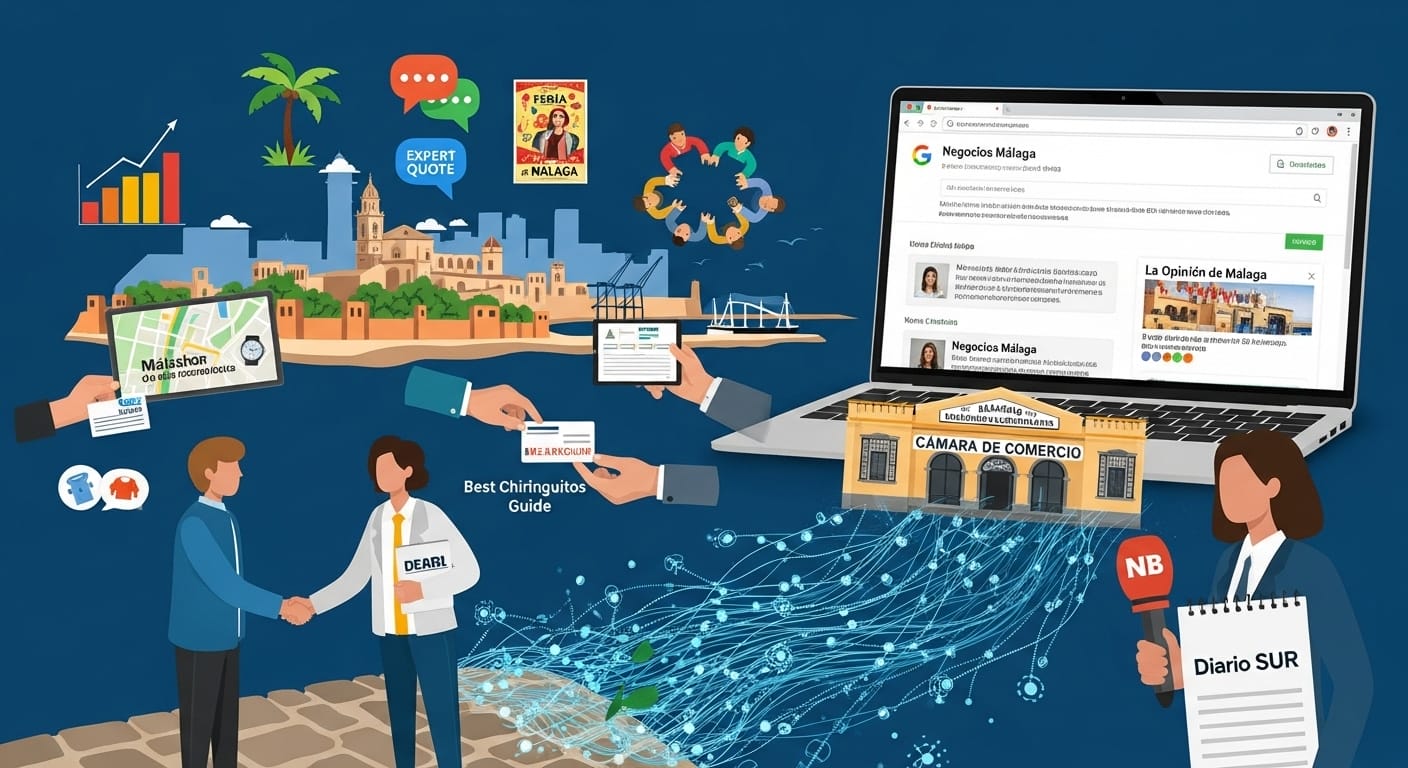 Networking digitale a Malaga: 7 strategie per far parlare la stampa locale del tuo business