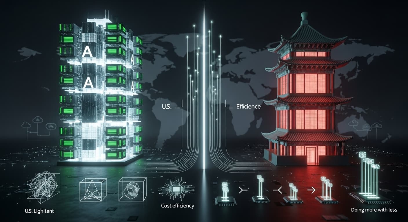The efficiency revolution in Chinese AI: catching up with the giants at a fraction of the cost