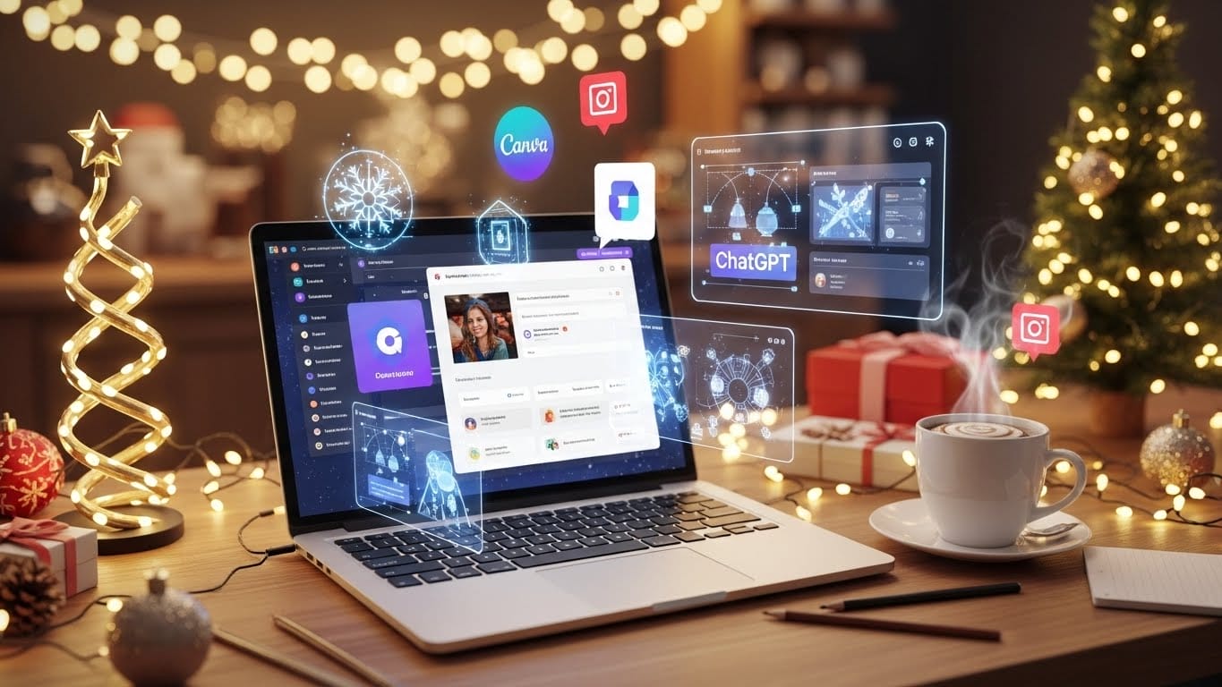 Christmas content for Social Networks with AI: Everything you need to know