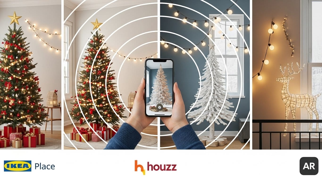 Christmas decoration with Augmented Reality (AR): Apps and tools