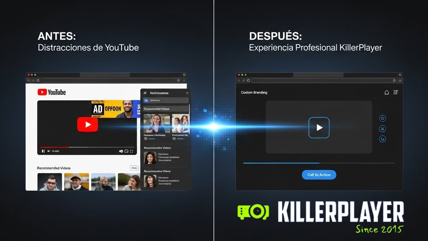 Tired of YouTube stealing your traffic? Discover KillerPlayer: The Ultimate Solution for Professional Videos