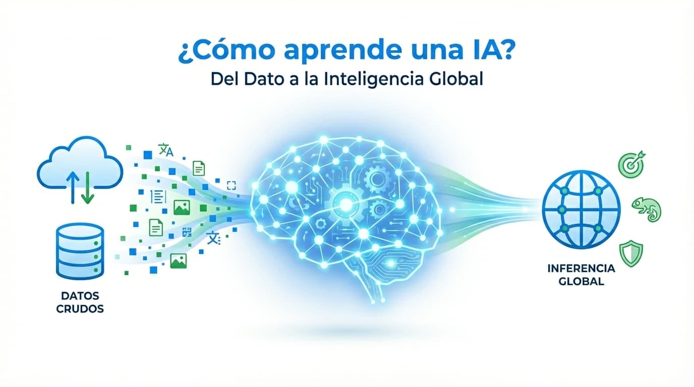 Infografica: Addestrare un’IA: Come impara davvero una macchina?