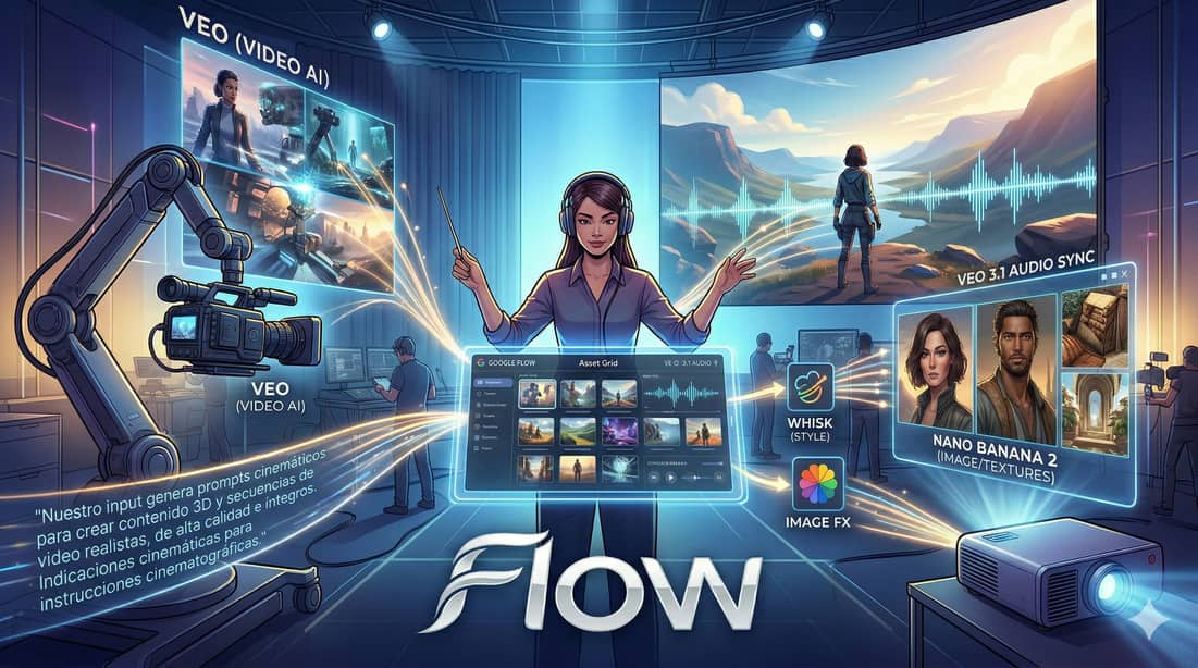 Google Flow: Il direttore d’orchestra che dà senso all’ecosistema di IA di Google